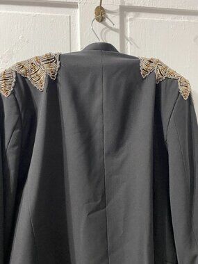 Torres Man's Black Beade Tuxedo Jacket